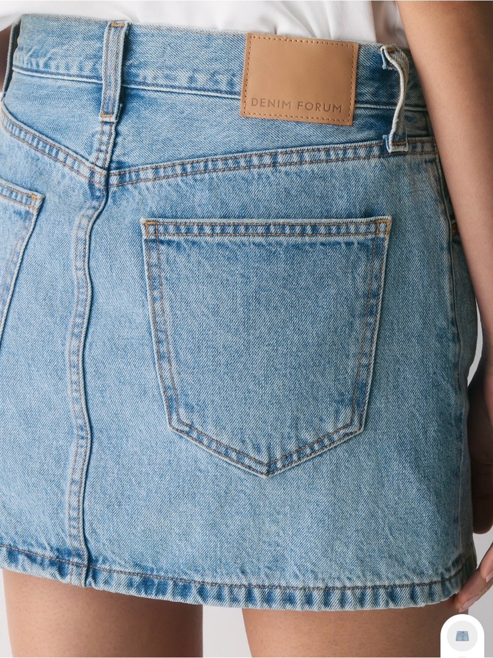 Aritzia / The Denim Forum Jean Skirt NWT